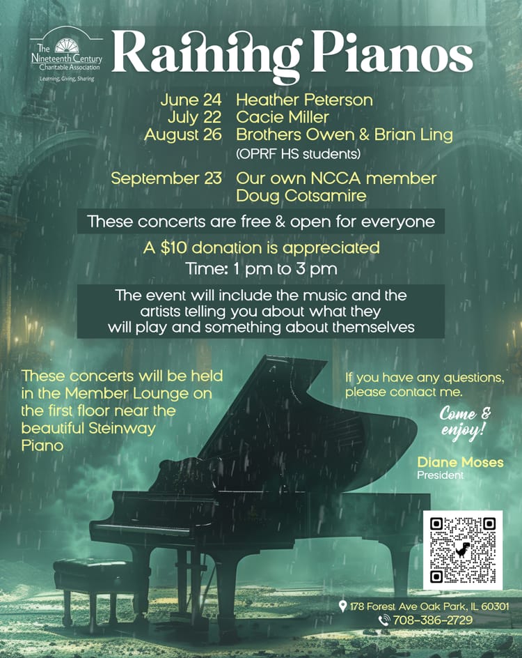 19th Century Club - Free Concert July 22, 1PM