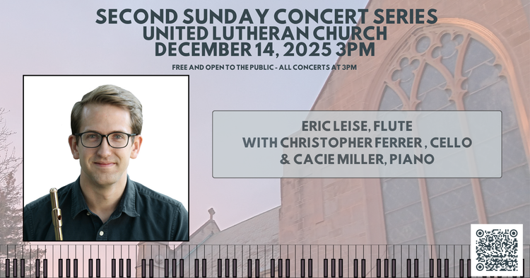 Second Sunday Concert - December 14, 3PM