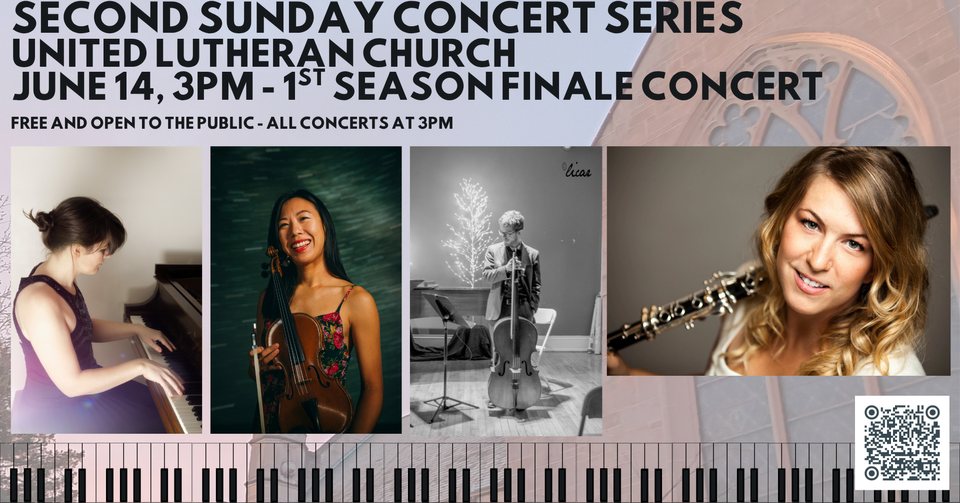 June 14, 3PM - United Lutheran Chamber Concert